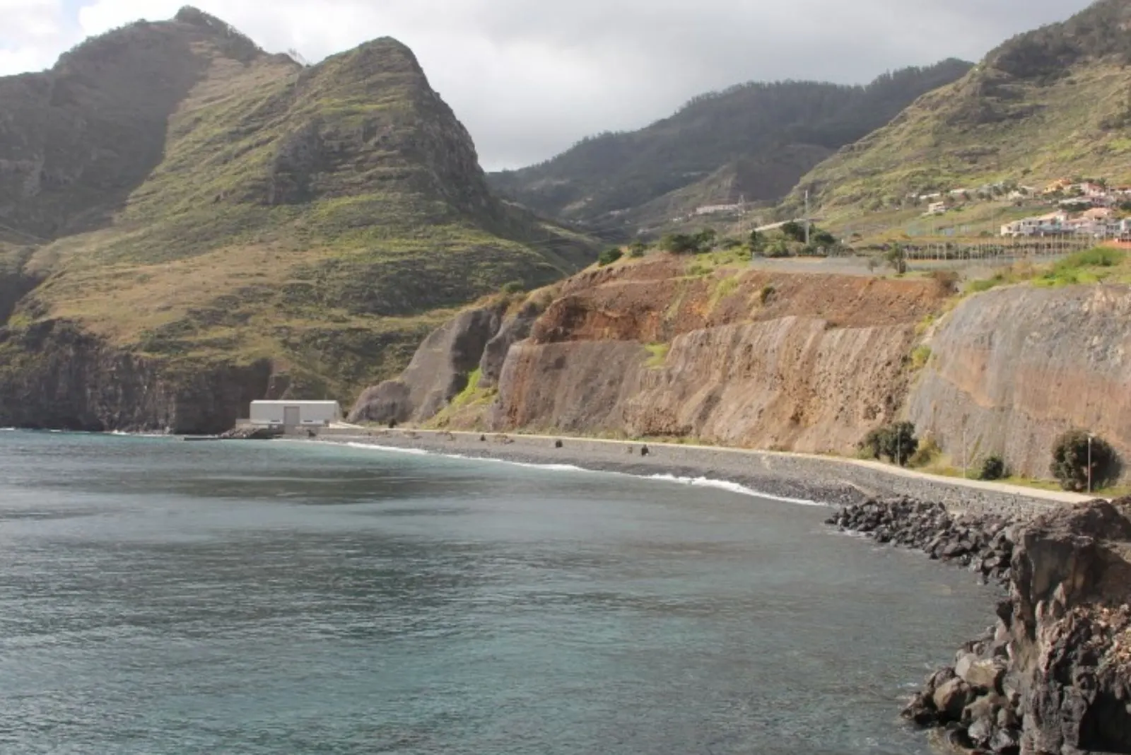 Praia da Ribeira do Natal hidden beach north coast Madeira river valley mouth